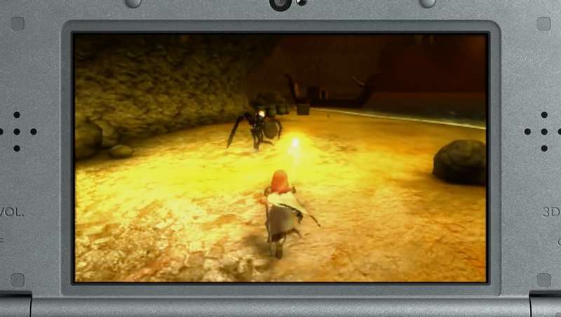 Ambushing monsters in the dungeon map will give you an edge during tactical battles.